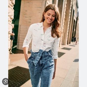 Sezane Alvin Jeans Slouchy High Rise Jeans Size S (EU 36)